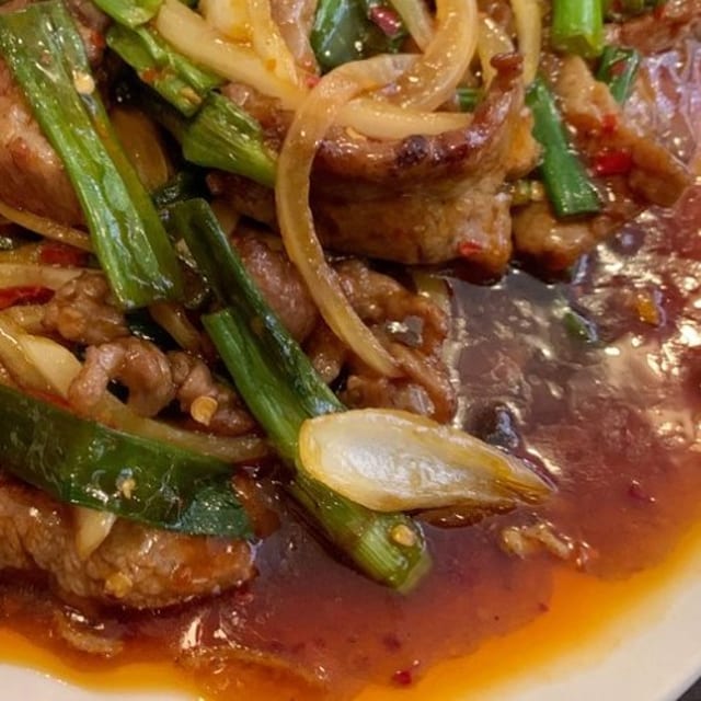 Mongolian Beef Lunch.