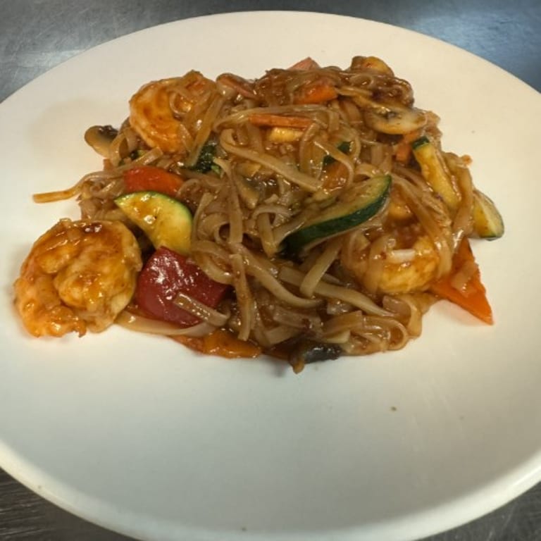 Delicious Drunken Noodles Await